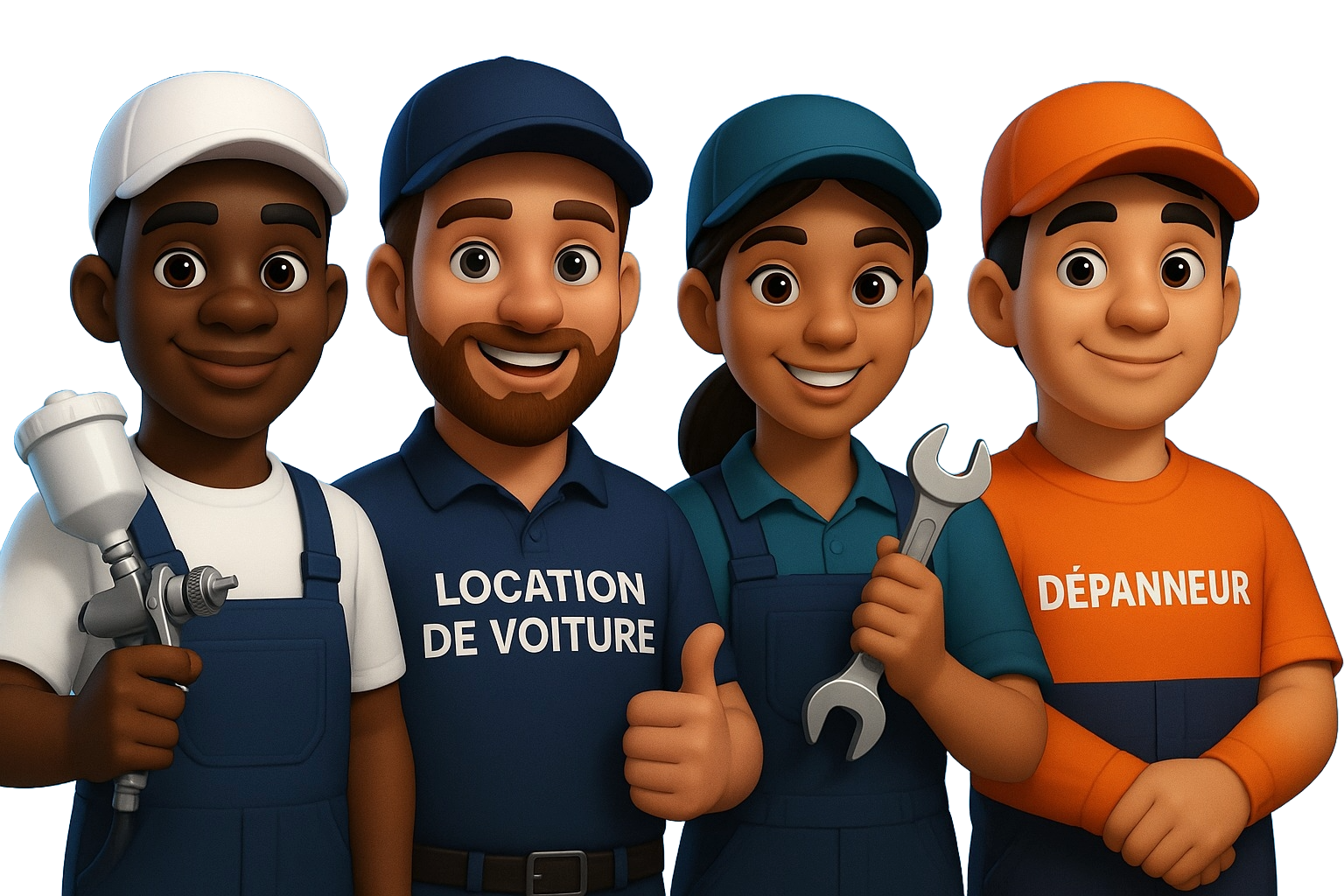 Voiture et professionnel auto